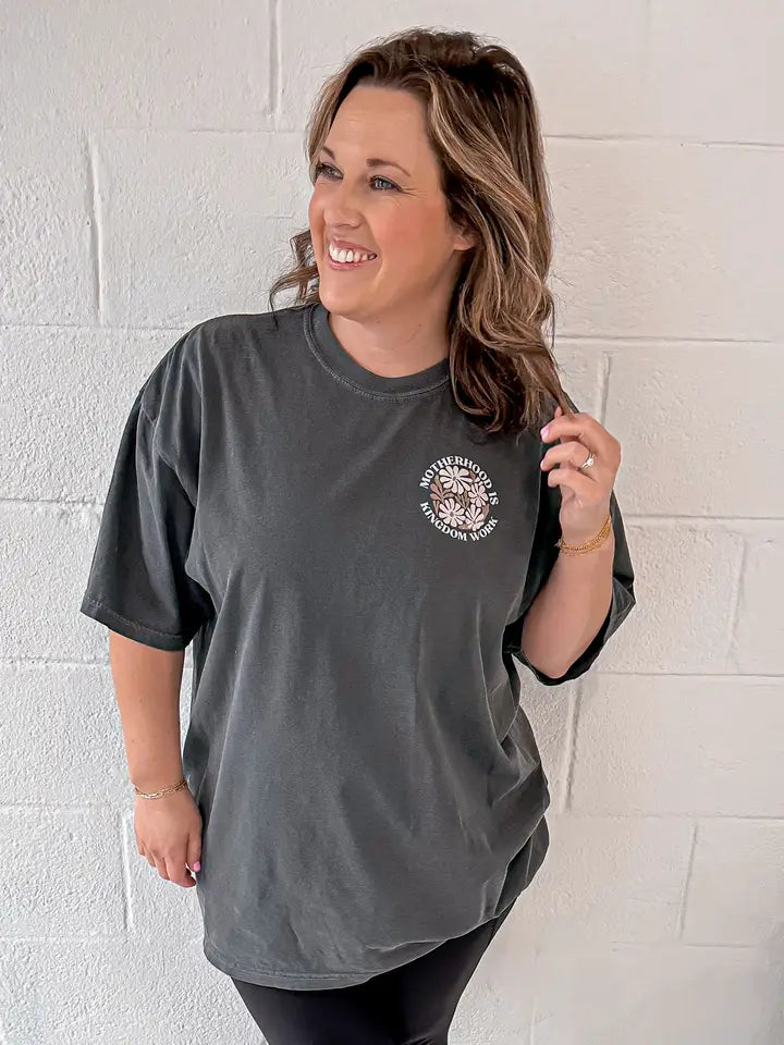 Motherhood Is Kingdom Work Tee